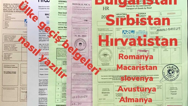 Dozvola (geçiş) belgesi örnekleri 2025